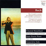 Bach - L'Intgrale des sonates pour clavecin oblig et un instrument mlodique  Volume2
