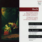 Bach - L'Intgrale des sonates pour clavecin oblig et un instrument mlodique  Volume1